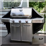 L01. Weber Genesis propane grill. 